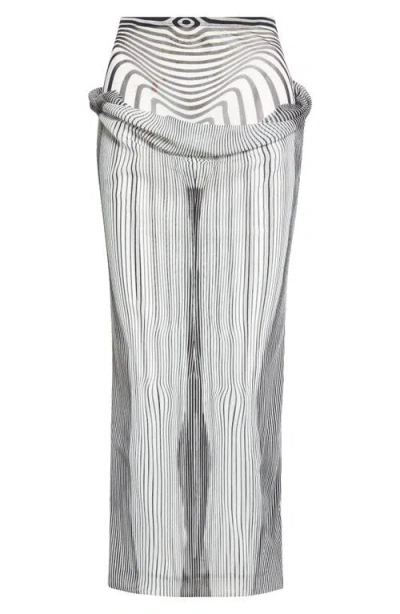 Jean Paul Gaultier The Draped Body Morphing Maxi Skirt