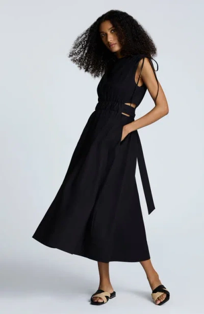 Kenneth Cole Sleeveless A-line Midi Dress