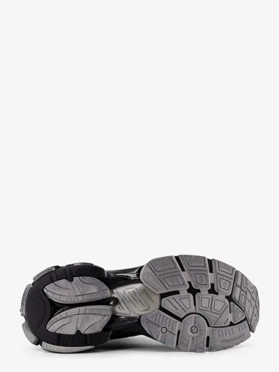 Balenciaga Mesh Runner Sneakers Embossed Size In Black