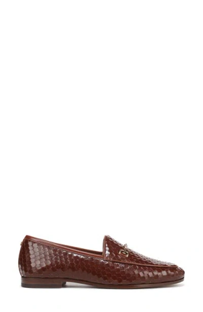 Sam Edelman Loraine 7 Lizard Embossed Loafer In Brown