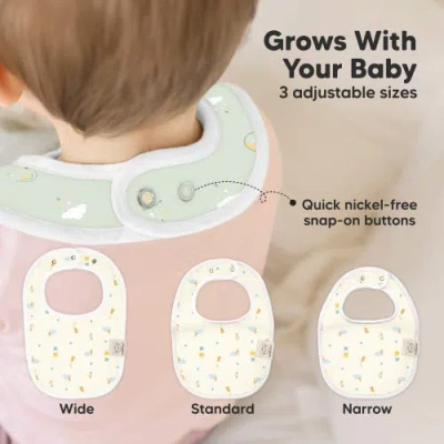 Keababies 8-pack Baby Drool Bibs In Multi