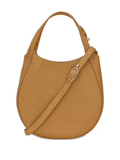 Longchamp Small Grained-leather Handbag