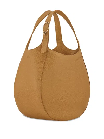 Longchamp Small Grained-leather Handbag