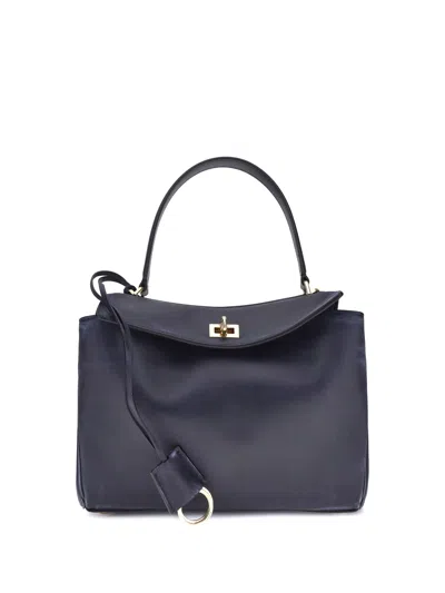 Balenciaga Rodeo Small Shoulder Bag In Used-effect Leather