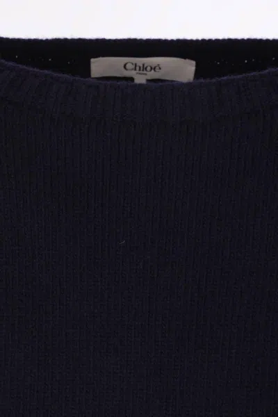 Chloé Knitwear Crewneck Long Sleeves Ribbed Finish