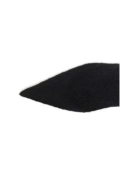 Dolce & Gabbana Lollo Lace And Leather Ankle Boots