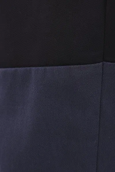 Thom Browne Unconstructed Combo Straight-leg Trousers In Black