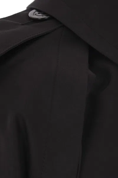 Sacai Coats In Black