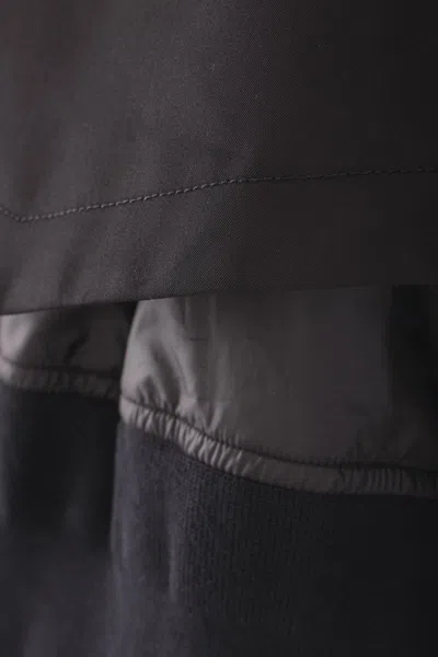 Sacai Coats In Black