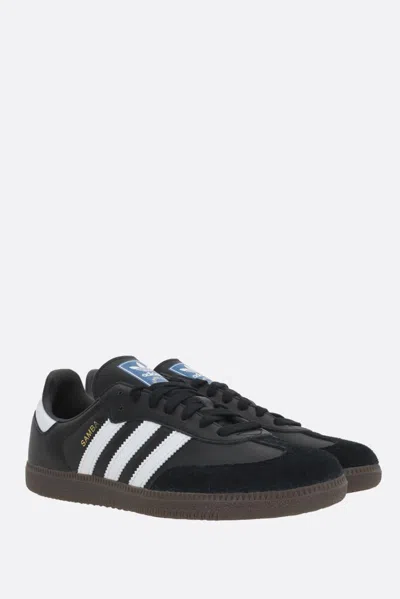 Adidas Originals Samba Og Logo-print Leather Low-top Trainers