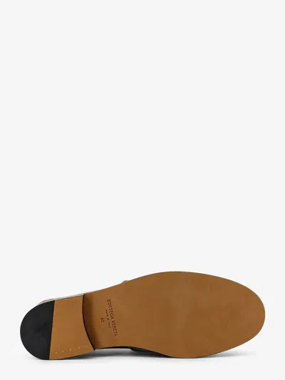 Bottega Veneta Sage Suede Astaire Loafers In Green
