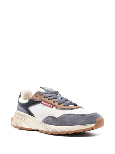 Dsquared2 Sneakers Sprinter In Grey Suede