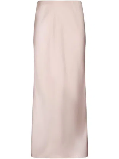 Liu •jo Liu Jo Zipped Satin Maxi Skirt