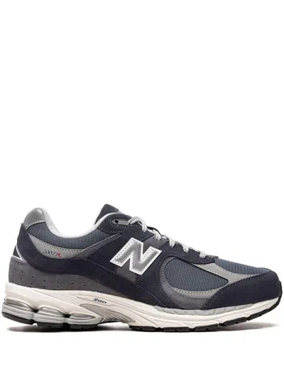 New Balance Suede And Mesh Unisex Sneakers In Blue And Grey '2002'
