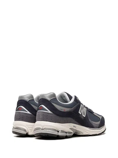 New Balance Suede And Mesh Unisex Sneakers In Blue And Grey '2002'