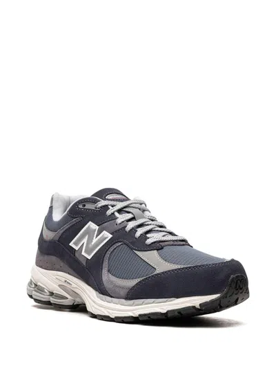 New Balance Suede And Mesh Unisex Sneakers In Blue And Grey '2002'