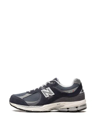 New Balance Suede And Mesh Unisex Sneakers In Blue And Grey '2002'