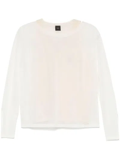 Pinko Lightweight Semi-sheer Sweater With V-back Detail
