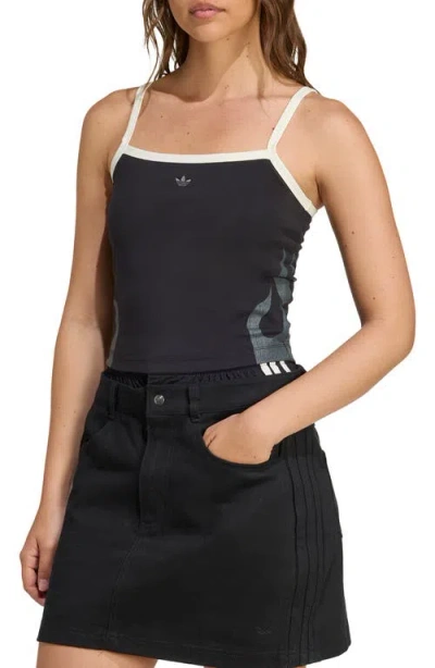 Adidas Originals Adidas Flame Trefoil Camisole In Black