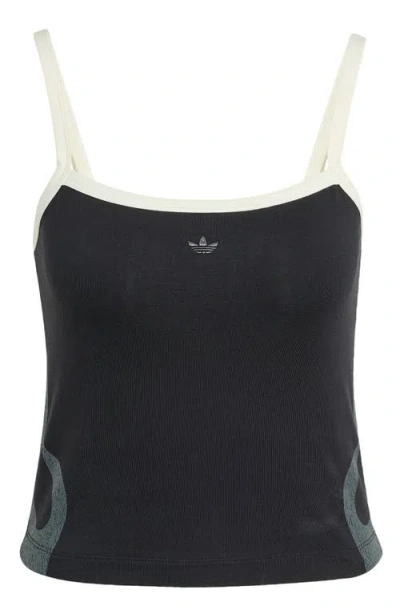 Adidas Originals Adidas Flame Trefoil Camisole In Black