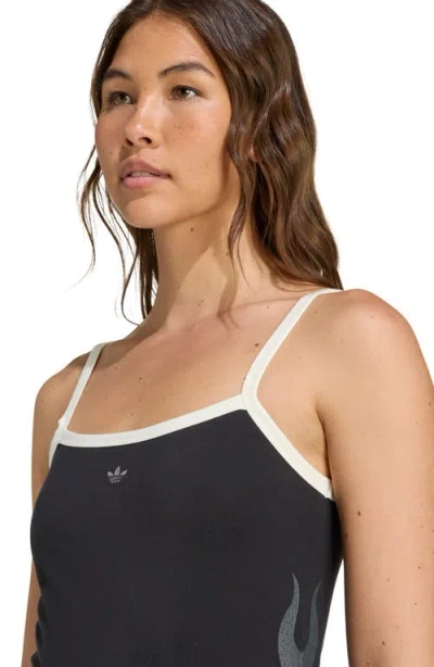 Adidas Originals Adidas Flame Trefoil Camisole In Black