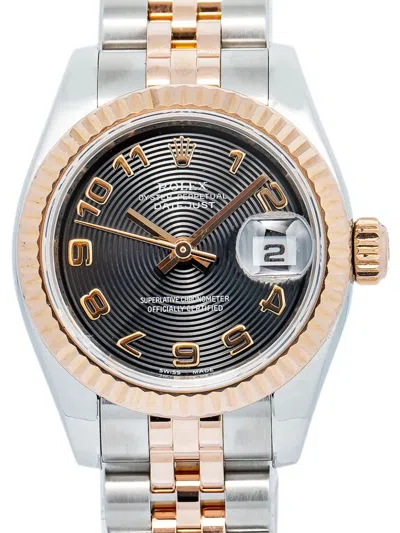 Pre-owned Rolex Datejust 28mm In Black