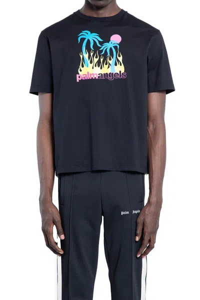 Palm Angels Burning Oasis Slim Fit Graphic T-shirt