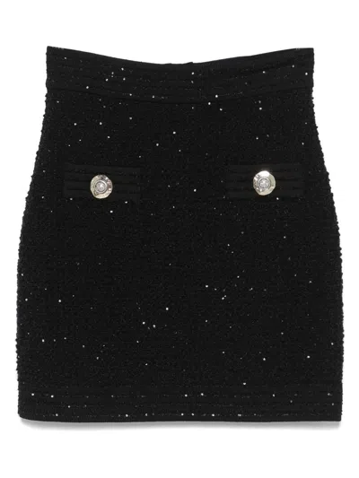 Balmain Button-embellished Skirt