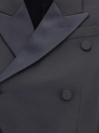 Alexander Mcqueen Tailored Double-breasted Jacket Notch Lapels In Blue