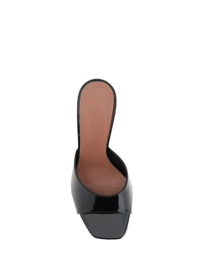 Amina Muaddi Women Patent-leather Lupita Sandals In Black