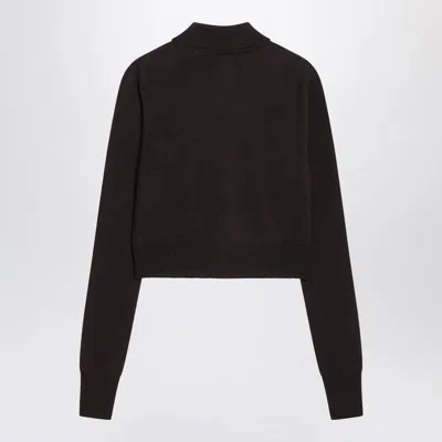 Sportmax Perseo Button-up Knitted Cardigan In Brown