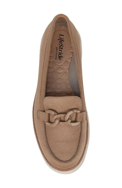 Lifestride Chelsea Bit Platform Loafer In Brown