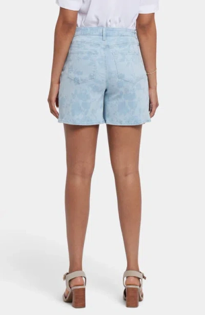 Nydj Berkyn High Waist Denim Shorts In Blue