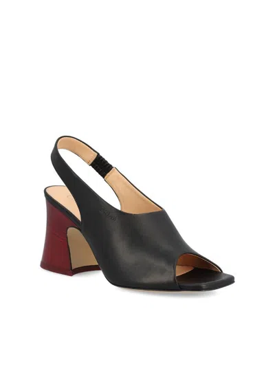 Chloé Square Toe High Heel Sandals