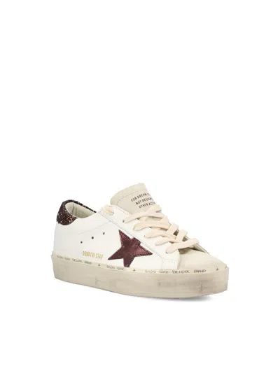 Golden Goose Starry Sneakers With Glitter Heel Tab