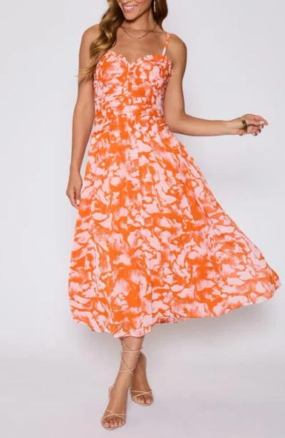 Vici Collection Esperanza Ruched Maxi Sundress