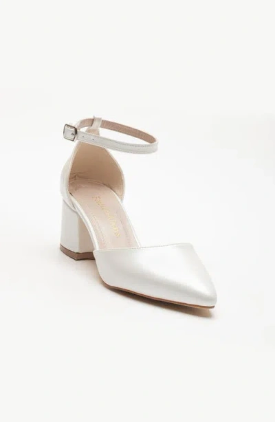 Forever & Always Shoes Marcelle Low Block Heel Pumps