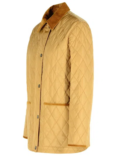 Burberry Country Polyamide Sand Jacket In Brown