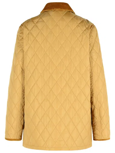 Burberry Country Polyamide Sand Jacket In Brown