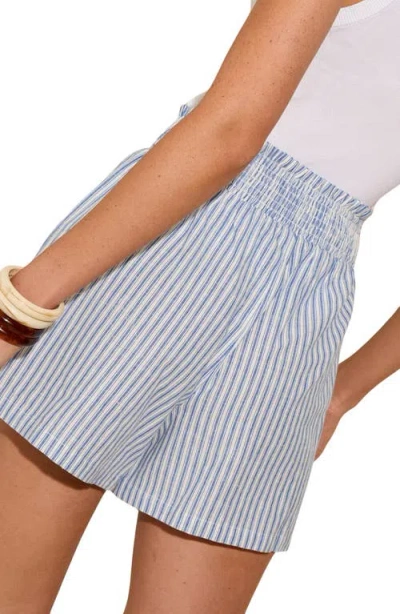 Friends Like These Stripe Cotton & Linen Shorts