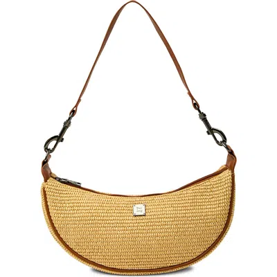 Think Royln Moonlighting Raffia Crossbody Bag