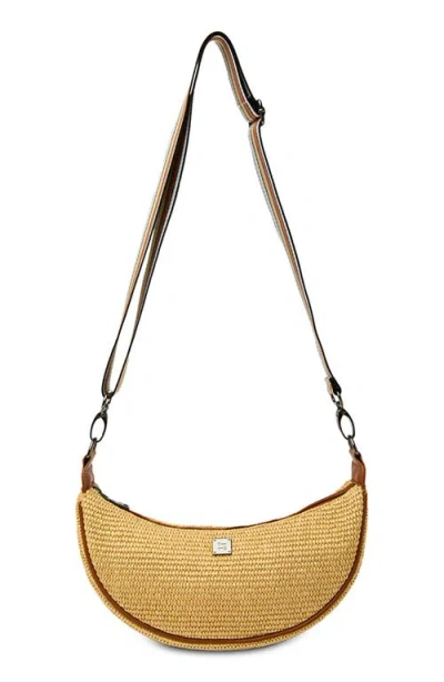 Think Royln Moonlighting Raffia Crossbody Bag