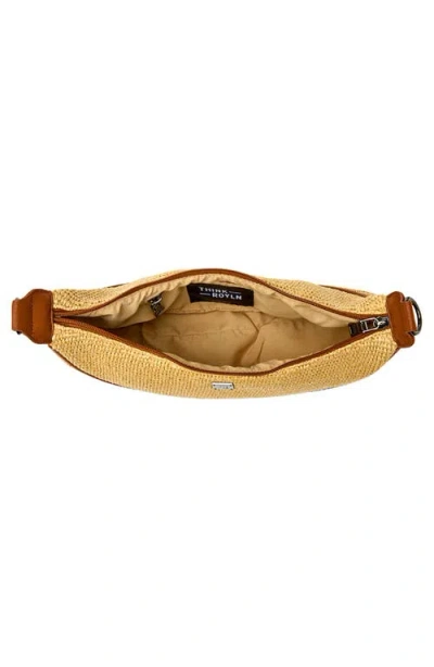 Think Royln Moonlighting Raffia Crossbody Bag