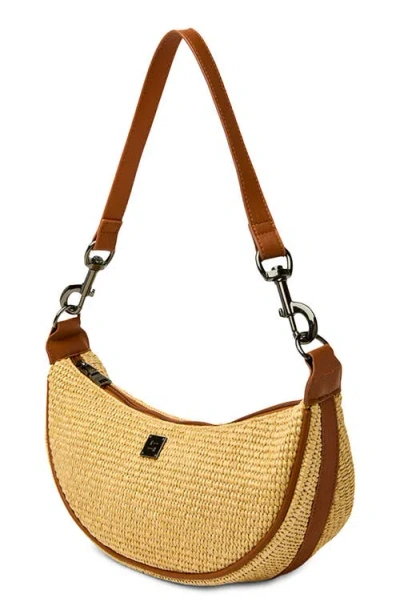 Think Royln Moonlighting Raffia Crossbody Bag