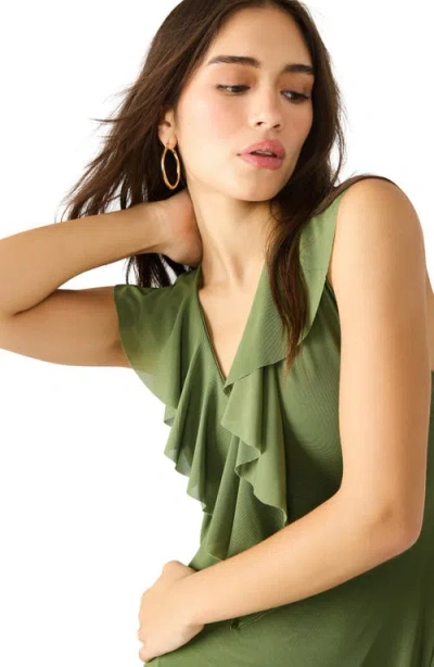 Steve Madden Kora Sleeveless A-line Dress In Green