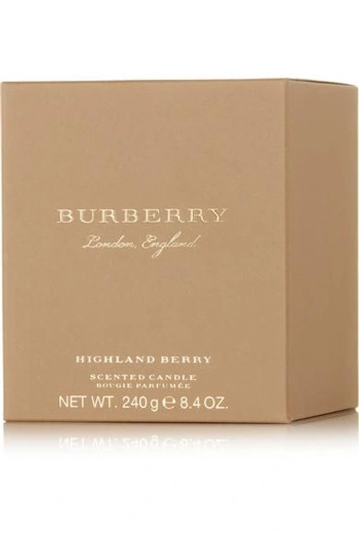 Shop Burberry Beauty Highland Berry Scented Candle, 240g In Colorless