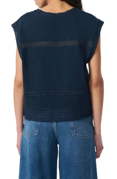 Rag & Bone Rosie Muscle Tank In Blue