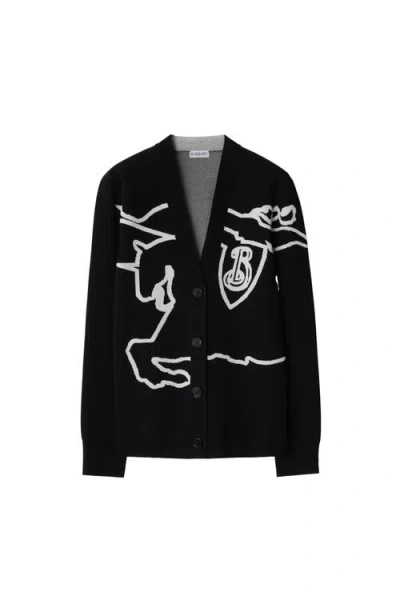 Burberry Ekd Cotton Blend Cardigan