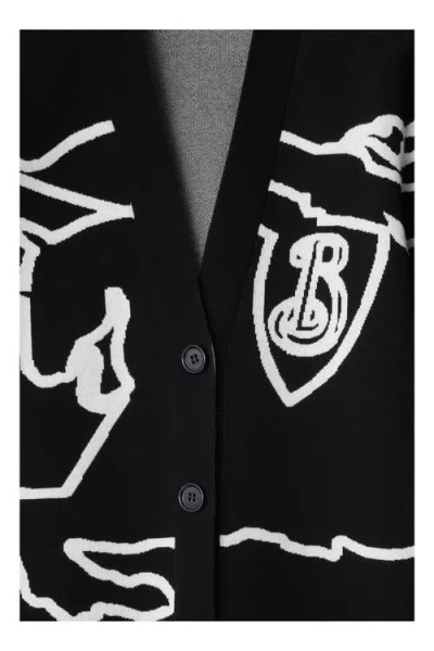 Burberry Ekd Cotton Blend Cardigan