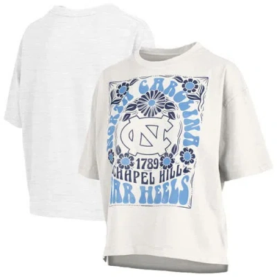 Pressbox White North Carolina Tar Heels Harmony Oversized T-shirt
